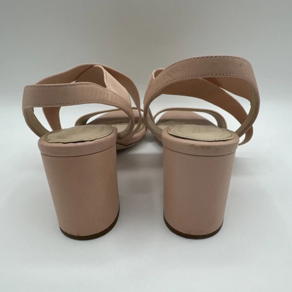 Cole Haan Aniston Elastic Sandal Mahogany Rose Leather 6.5‎  2.75